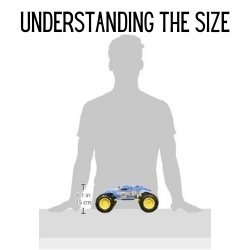 understanding the size of the RC controller off road car