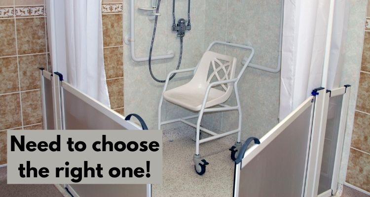 Best shower chair for large person 1